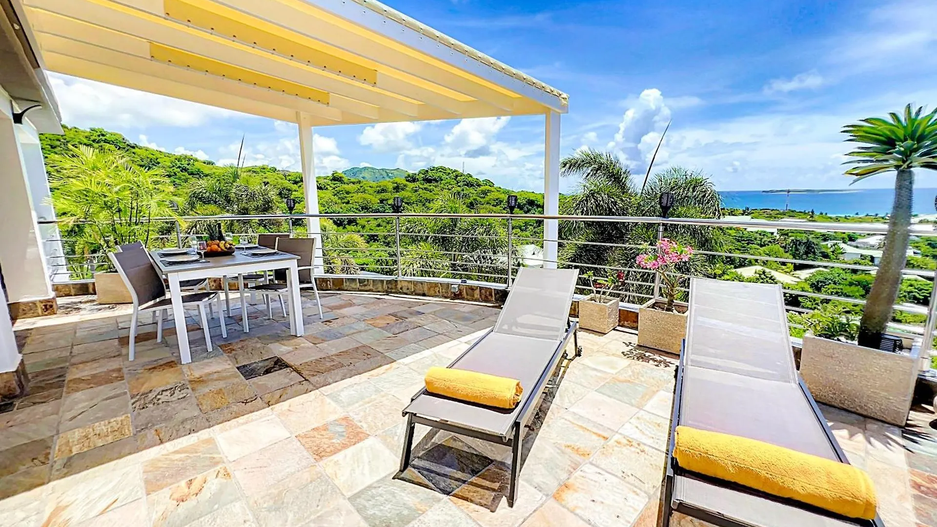 Villa Palm Dove 5 Min From Orient Bay Beach